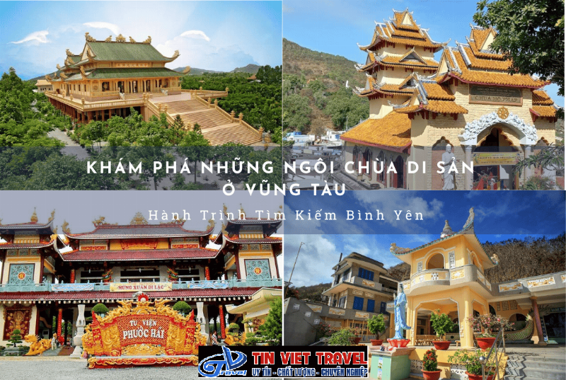 Mái ngói và chi tiết kiến trúc truyền thống tại một ngôi chùa cổ ở Vũng Tàu.